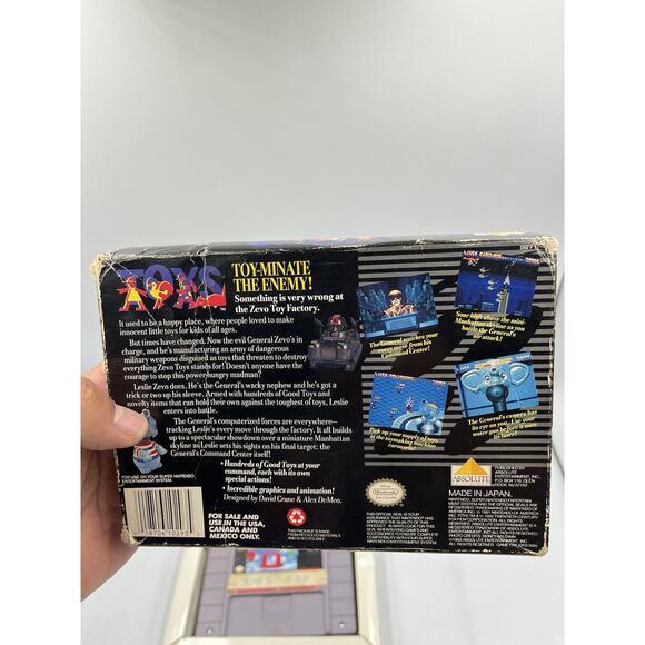 Toys (SNES, 1993) With Box Authentic - Picture 11 of 15